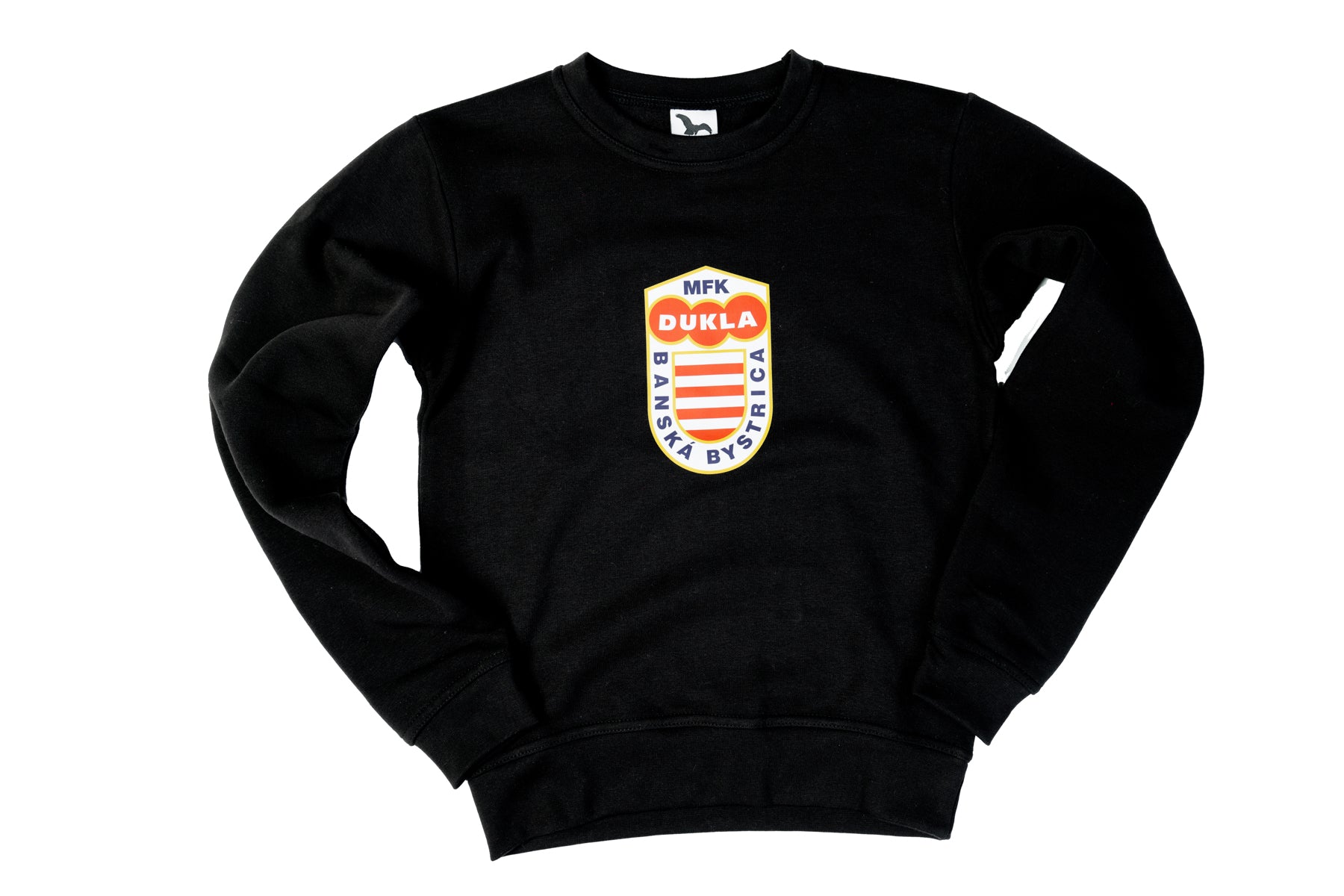 Detská čierna mikina s veľkým logom MFK Dukla