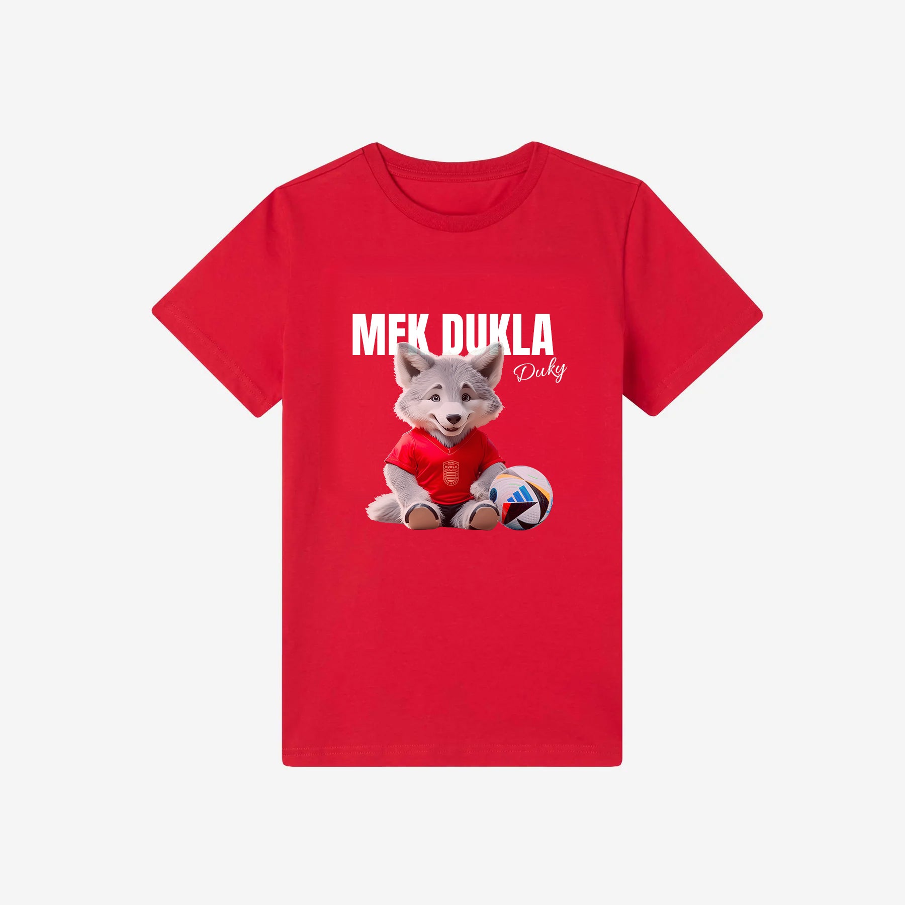 NEW DUKY Detské tričko červené