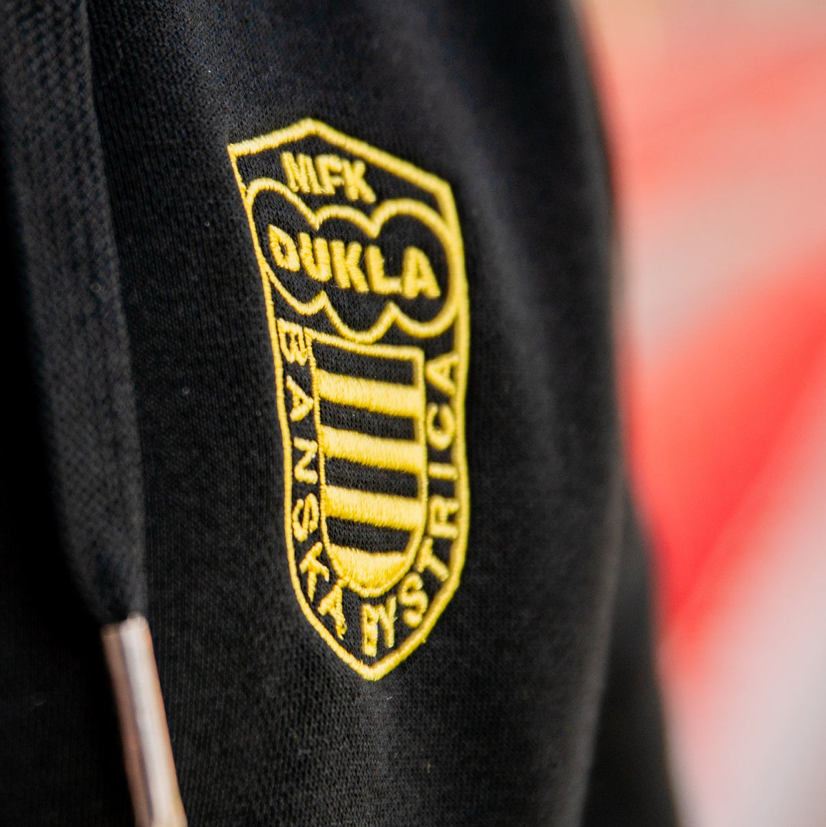 Mikina na zips MFK Dukla unisex Čierna