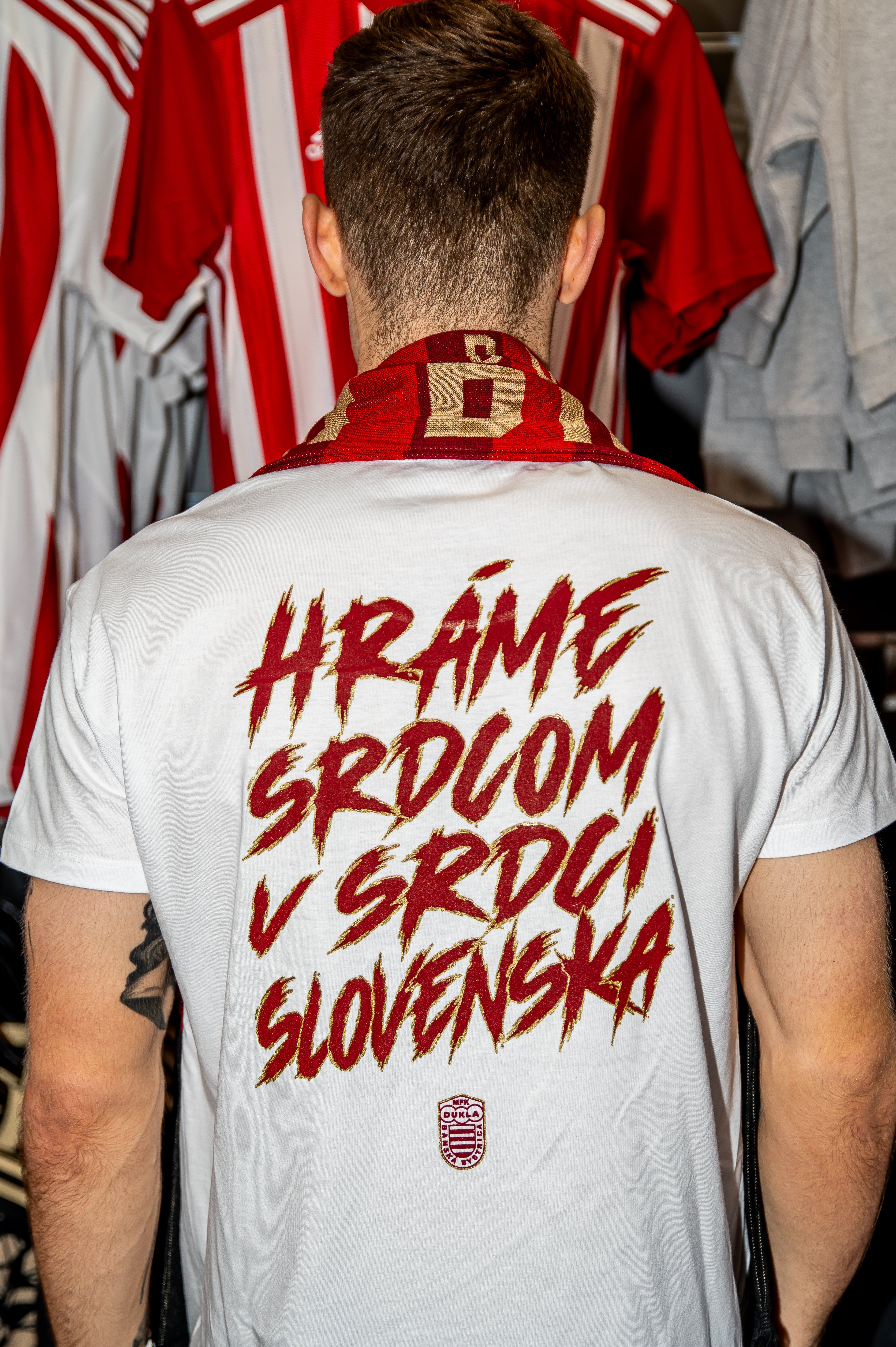 Tričko biele unisex - Hráme srdcom v srdci Slovenska